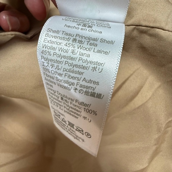 J. Crew Facotry Women's Wool Blend City Coat, Camel, Size 2, Winter, Dressy - Picture 5 of 16